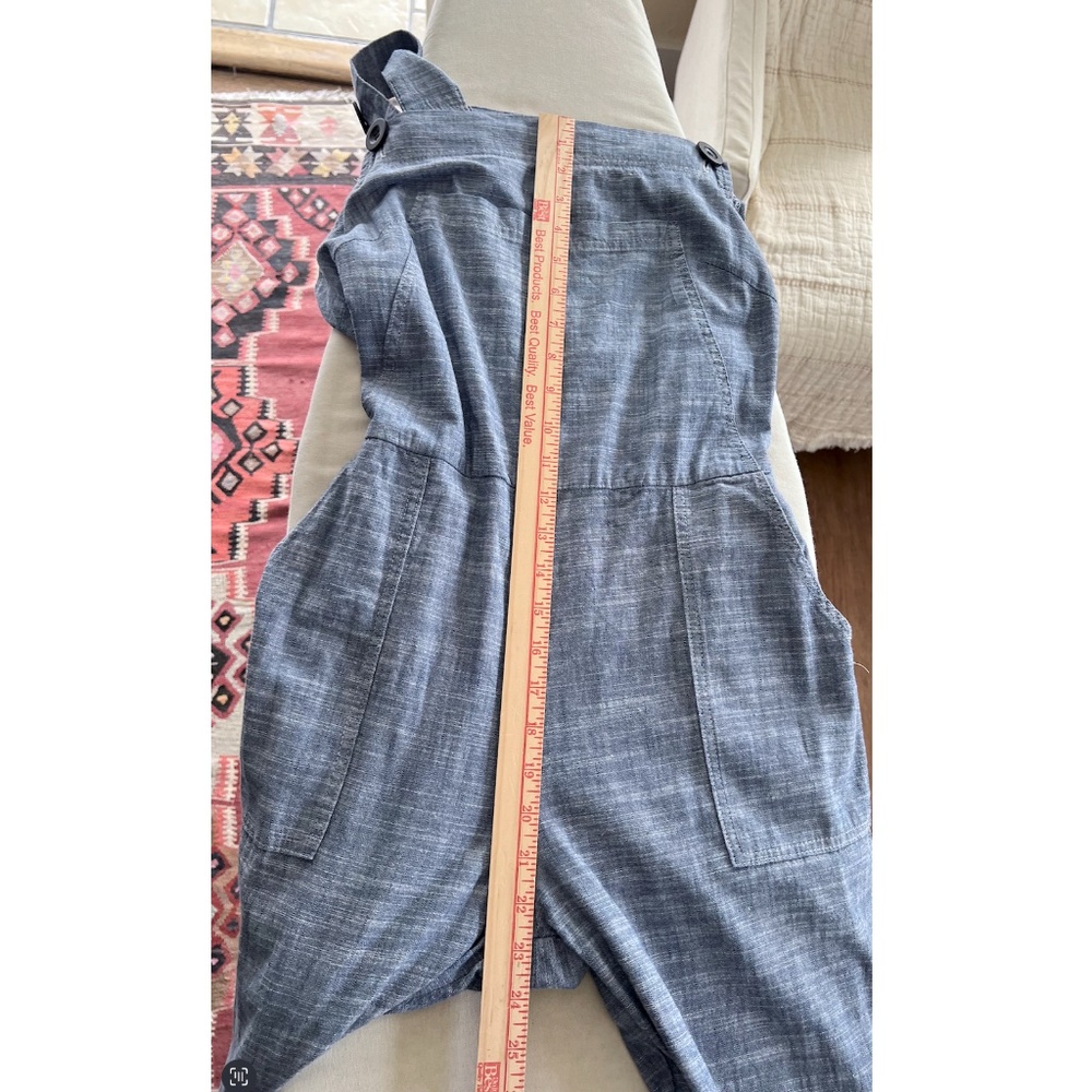 NOOWORKS Chambray Cotton Overalls Jumpsuit - S - Picture 12 of 13